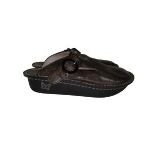 Alegria Clogs Women's Don-129 EU 37  7-7.5 Green   Metallic Leather by PG Lite